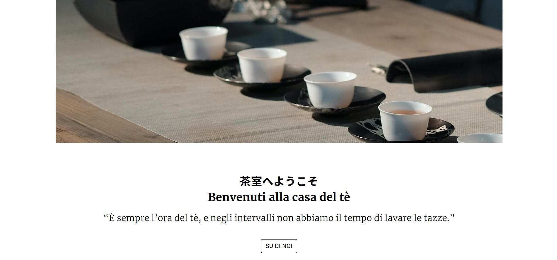 sito web E-commerce per vendita di te al dettaglio a locarno